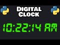 Let's code a digital clock with Python! 🕒