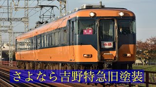 惜別、最後の吉野特急旧塗装 近鉄16000系Y07編成 塗装変更前最末期の活躍 No.97