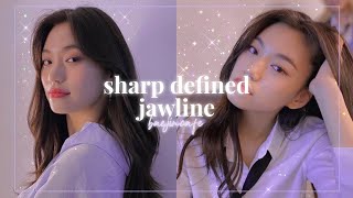 make your jawline way more sharp & defined ✧