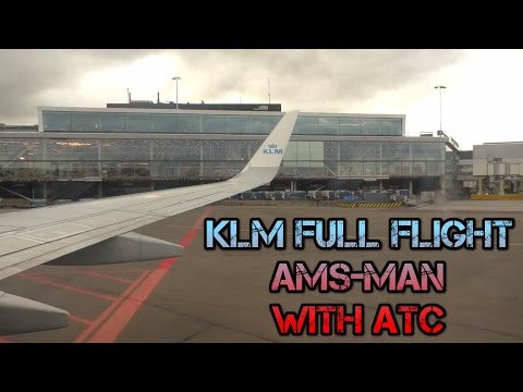 KLM Full Flight Video Amsterdam to Manchester KLM Full Flight Video Amsterdam to Manchester