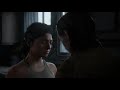 last of us 2 ellie dina breakup scene ellie leaves dina to find abby dina leaves ellie she is broken