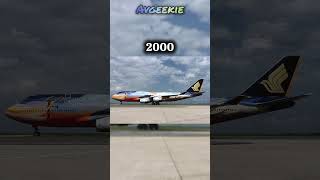 Evolution of Singapore Airlines #automobile #airplanegeek #airplane #aviation #planegeek #aeroplane