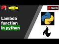 Python: lambda function #shorts