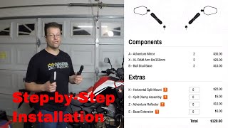 DoubleTake Mirror Step-by-Step Installation and MotoVlog on Why I Use Them