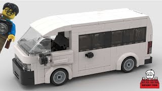 LEGO MOC #24 Toyota HiAce Van Stop Motion Speed Build by Minifigures トヨタハイエースバン