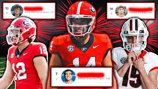 Does GEORGIA Have A QB PROBLEM For 2025?