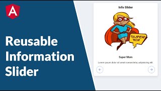 Information Slider from Scratch in Angular