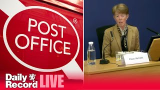 WATCH LIVE Post Office Horizon IT inquiry: Paula Vennells gives evidence for a third day