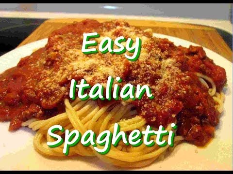 How to Make Easy Homemade Italian Spaghetti Recipe How to Make Easy Homemade Italian Spaghetti Recipe