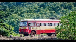 AMAZING DRIVING SKILLS BY MSRTC BUS DRIVER|DANGEROUS ROADS|MSRTC BUS|KONKAN|KONKANCHE GHATS|