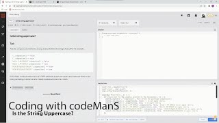 (Archived) Codewars 8 kyu Is the String Uppercase? JavaScript