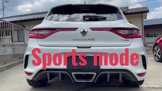 ルノー メガーヌRS  マフラーサウンド　NormalmodeとSportsmodeの比較　#exhaust #sound #Renault #Megane #short  ＃エキゾースト #音