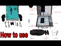 How to use slipper,ear,hand electrod// 17G+QMRA MACHINE