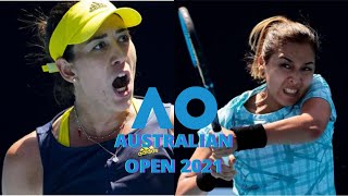 Garbiñe Muguruza vs Zarina Diyas Australian Open 2021 FULL MATCH HIGHLIGHTS