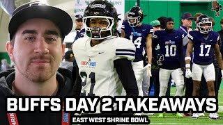 Shilo Holding Back, Shedeur Buzz, \u0026 WRs Show Out | Day 2 Shrine Bowl