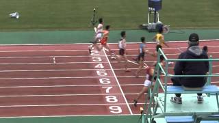 2015福岡県大会男子100準決勝 １～２組