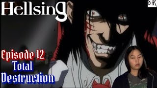 HOW IS HE GOING TO SURVIVE THIS??? | Hellsing Reaction | Episode 12: “Total Destruction”