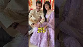 Top 10 indians Cricketers Players and  wife  age #shortsvideo #youtube #youtubeshorts #cricket
