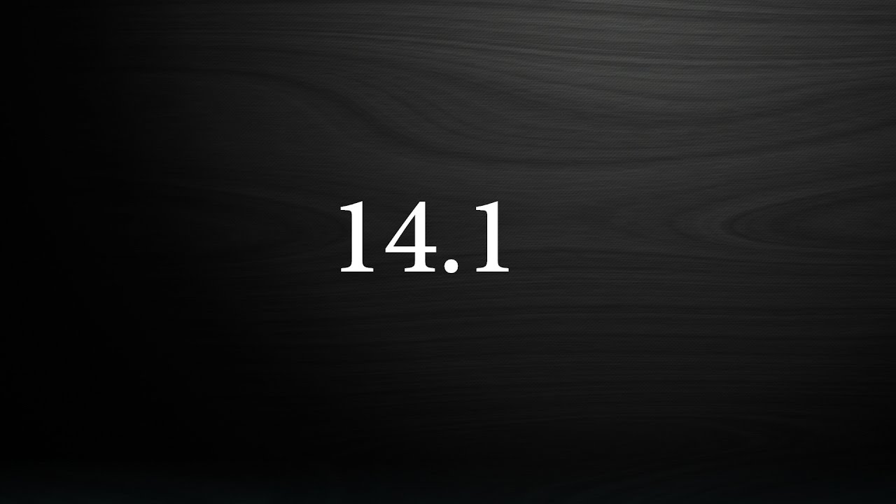 Chapter 14 Part 1 Youtube