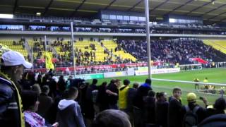 Humba beim letztens heimspiel der saison alemannia aachen