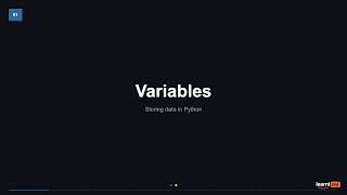 02- Python Variables Explained — Storing Data in Python