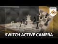 How to Animate Switching the Active Camera in Blender!