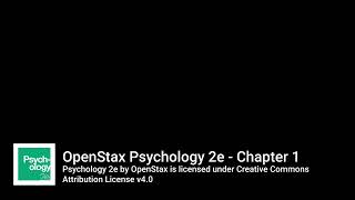 OpenStax Psychology 2e CH1