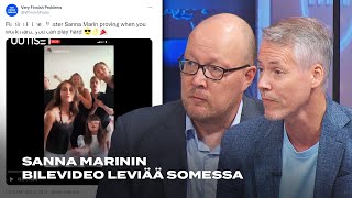 Sanna Marinin bilevideo leviää somessa – juhlii useiden julkkisten kanssa