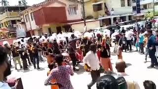 Tiger Dance, shiva Friends ® , kambla cross, Mangalore Dasara , Trumpet sathish saligrama