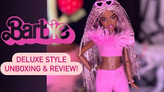 Barbie Deluxe Style doll unboxing and review!