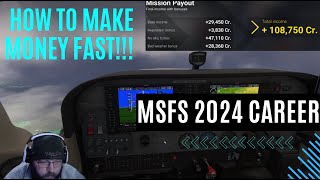 Make Money FAST!!! In MSFS 2024 Career Mode | #msfs2024 #flightsim #careermode