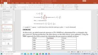 Petroleum reservoir material balance analysis with excel