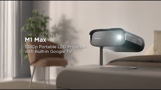 ViewSonic M1 Max | 1080p Smart LED Portable Projector​ with Built-in Google TV