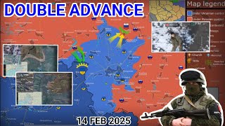 Both sides advance in Kursk | Statements about negotiations continue [14 February 2025]