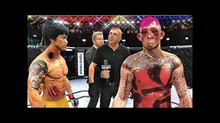 Bruce lee vs. Crazy Jo - EA sports UFC 4 - CPU vs CPU epic