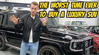 Luxury SUV prices are CRASHING at record levels & now is the WORST time to buy (