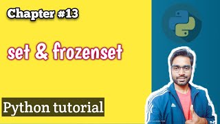 set and frozenset in python #andytechshow #python #hindi #tutorial