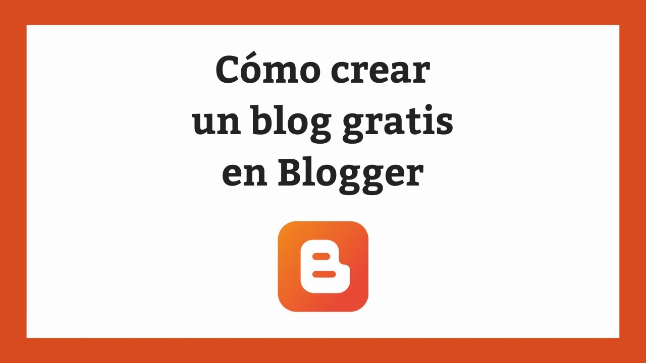 ☝️ Cómo Crear Un Blog Gratis En Blogger En 5 Minutos - YouTube