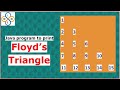 Floyd's Triangle Pattern