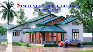 Single story house design in kurunegala / sri lanka