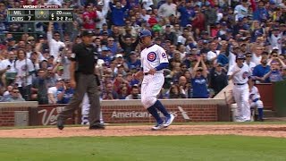 MIL@CHC: Jay hustles to score on Schwarber's single