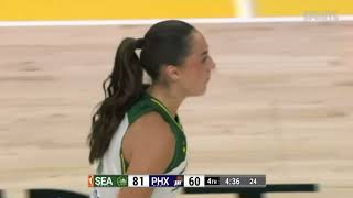 🚨 Nika Muhl FINALLY scores FIRST WNBA bucket after steal! UConn Huskies Coach Geno Auriemma looks on