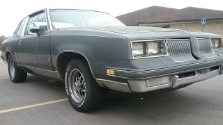 86 Cutlass Supreme Brougham sat in junkyard for 12 years.