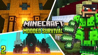Indestructible Weaponry | Minecraft Modded Survival Ep. 2