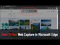 How to Use Web Capture in Microsoft Edge (Tutorial)