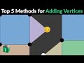 Blender Secrets - Top 5 ways to add Vertices