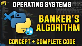 Understanding Banker's Algorithm with Python | Operating Systems