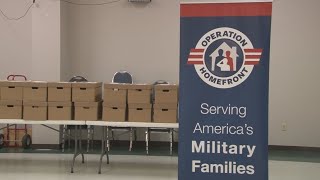 Central Georgia branch of "Operation Homefront" packs meals for military families for holiday season