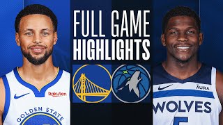 WARRIORS at TIMBERWOLVES | FULL GAME HIGHLIGHTS | March 24, 2024