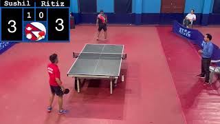 Ritiz Joshi vs Sushil Maharjan /lalitpur (Bagmati Province table tennis tournament) 2079